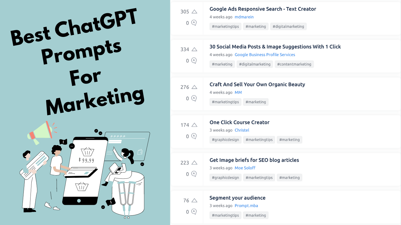 Best ChatGPT Prompts For Marketing